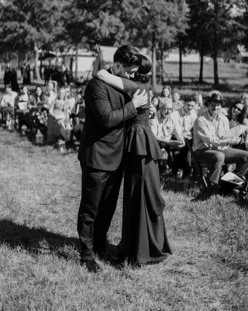 in-between emotional wedding moment Spokane wedding photographer