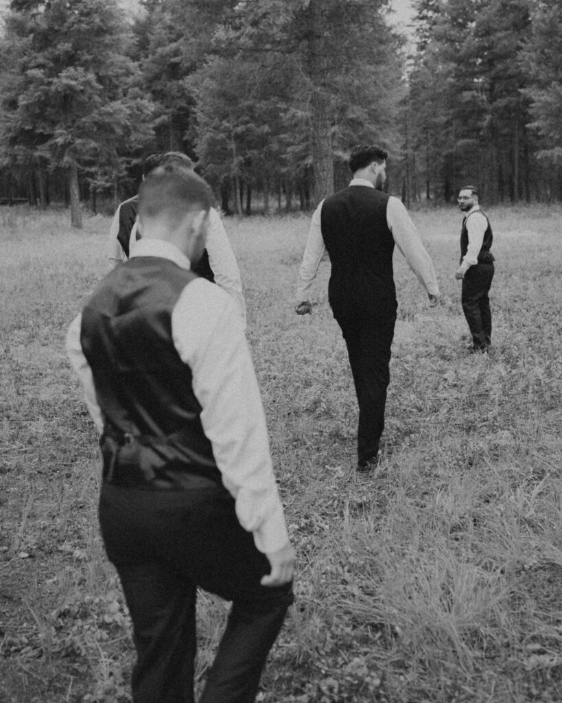 documentary wedding moment at Kaniksu Pine Farms in North Idaho