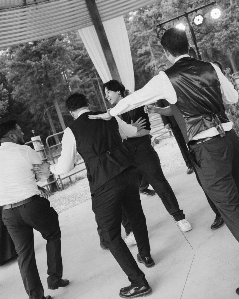 documentary wedding moment at Kaniksu Pine Farms in North Idaho