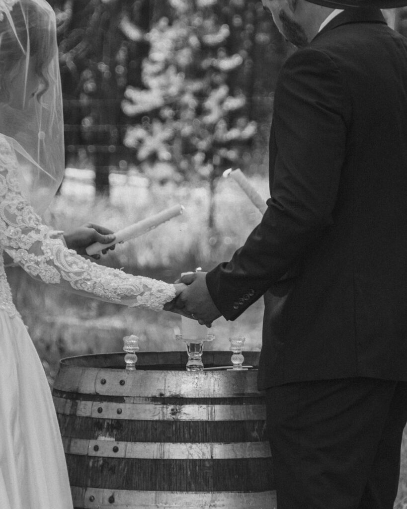 in-between emotional wedding moment Spokane wedding photographer